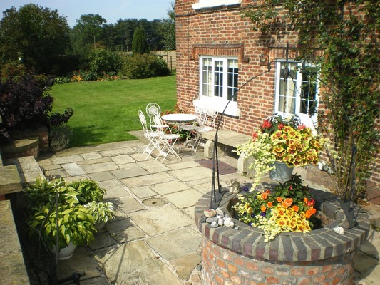 Sunny patio