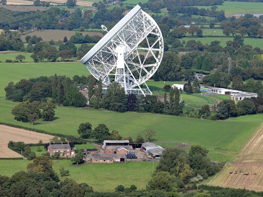 Jodrell Bank from the sky